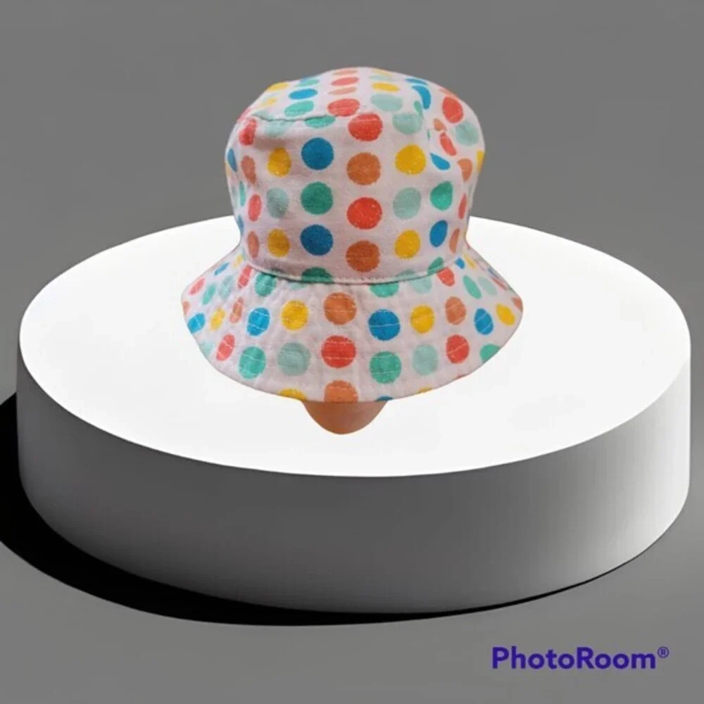 Toddler Sun‎ Hat Polka Dot
